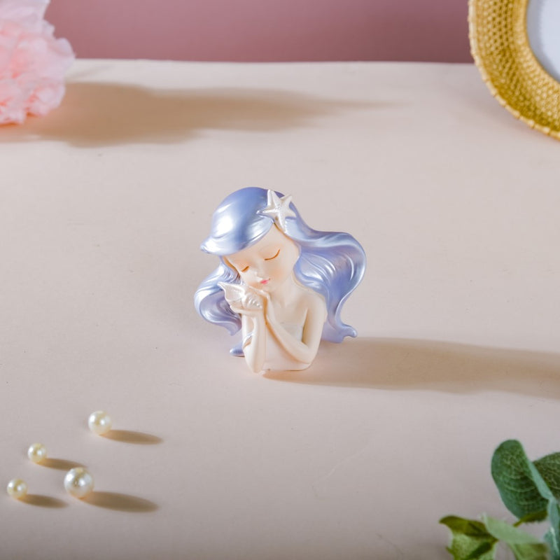 Oceanic Life Pearly Mermaid Decor Showpiece - Showpiece | Home decor item | Room decoration item