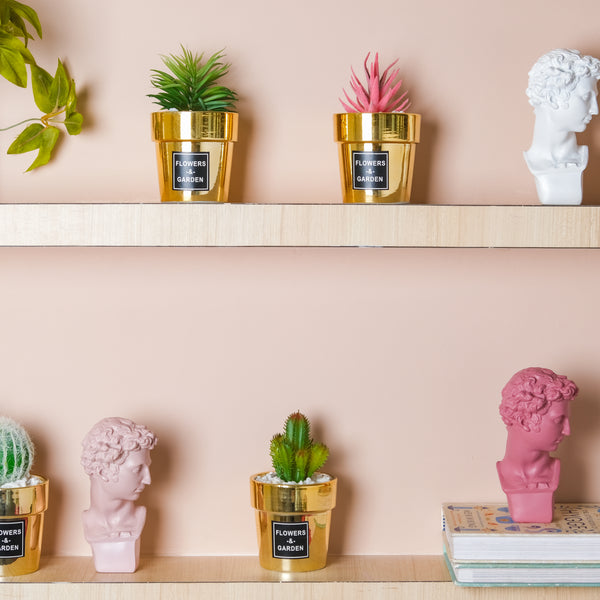 Faux Succulent Pot - Indoor planters and flower pots | Home decor items