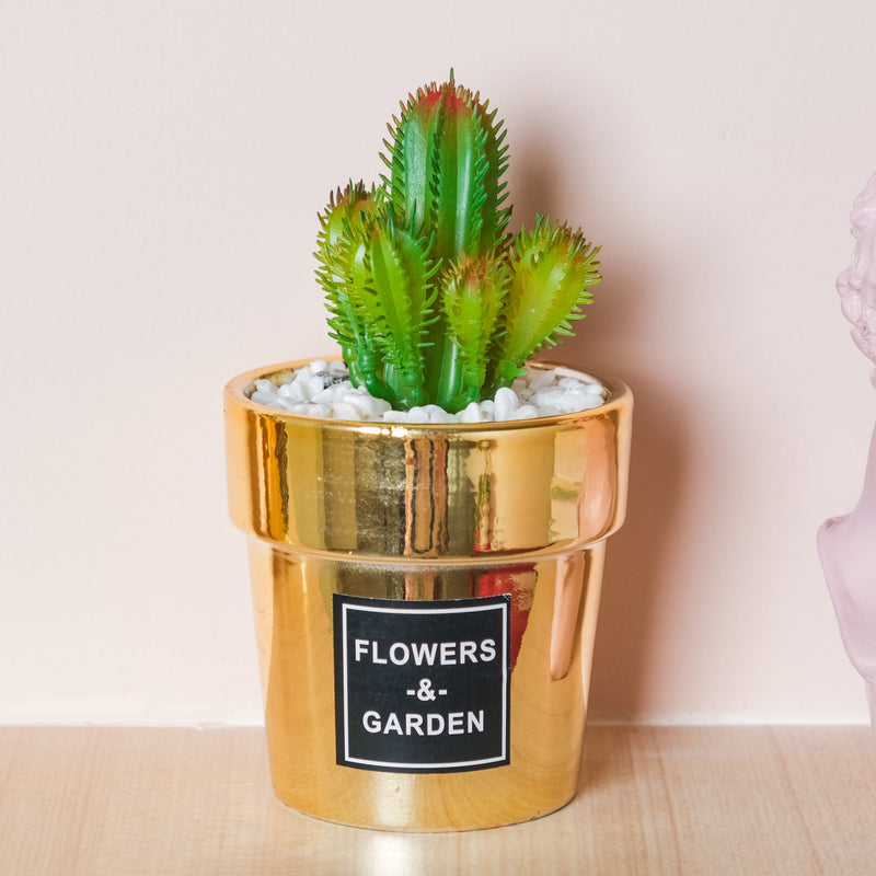 Faux Succulent Pot - Indoor planters and flower pots | Home decor items