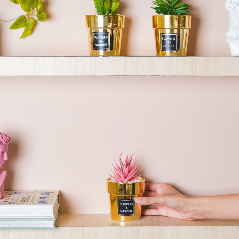 Faux Succulent Pot - Indoor planters and flower pots | Home decor items