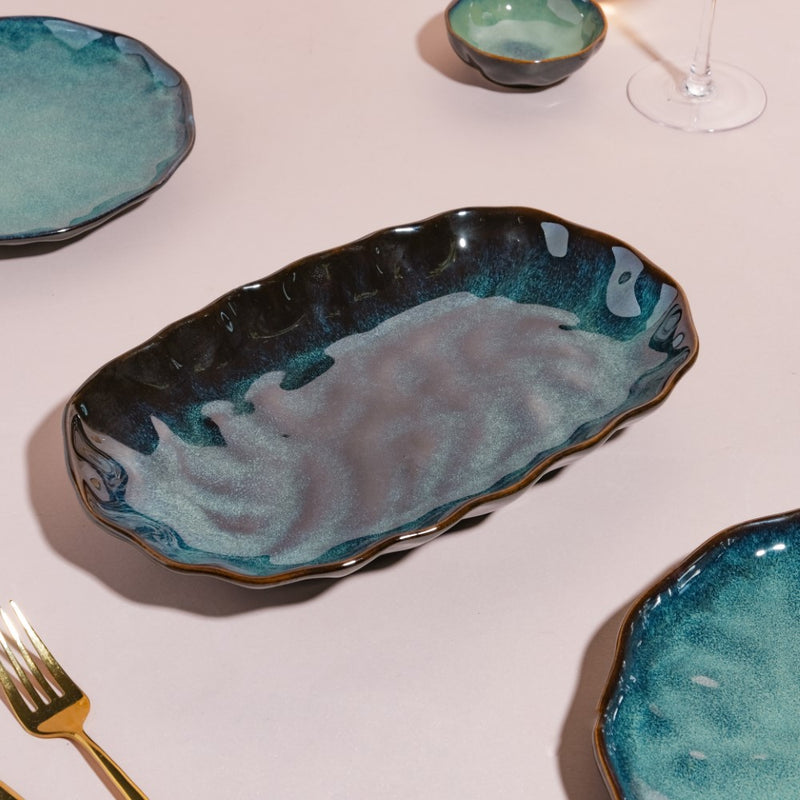 Emerald 21 Piece Dinner Set For 6