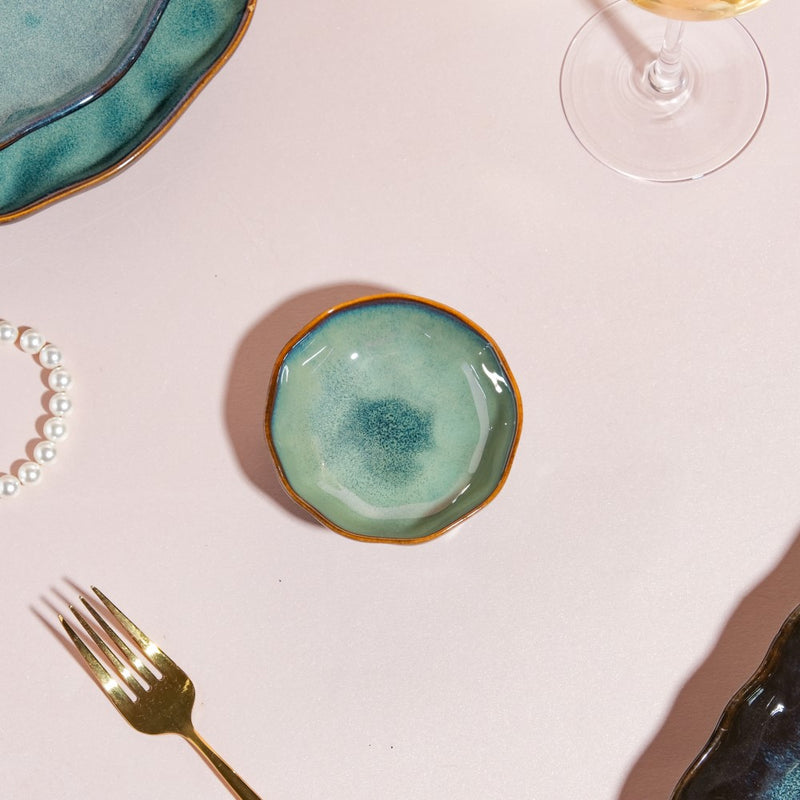 Emerald 21 Piece Dinner Set For 6