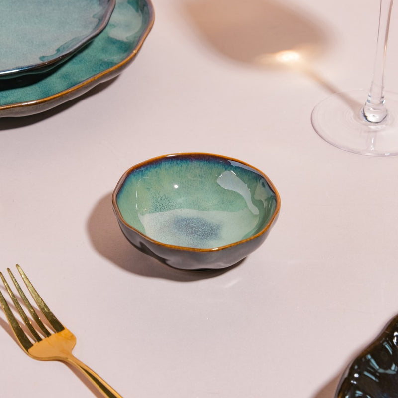 Emerald 21 Piece Dinner Set For 6