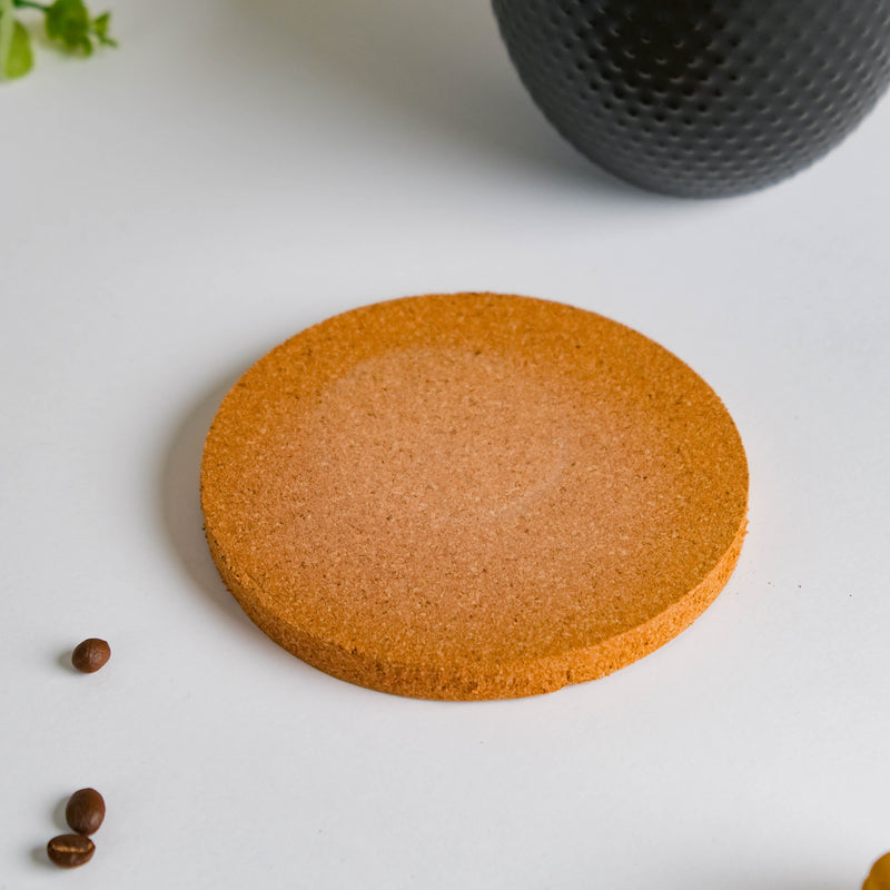 Dotty Modern Black Ceramic Cup With Coaster- Mug for coffee, tea mug, cappuccino mug | Cups and Mugs for Coffee Table & Home Decor