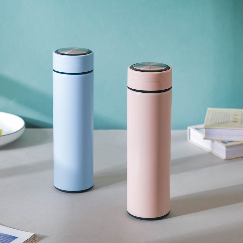 Thermos Flask with Tea Infuser - Water bottle, flask, drinking bottle | Flask for Travelling & Gym