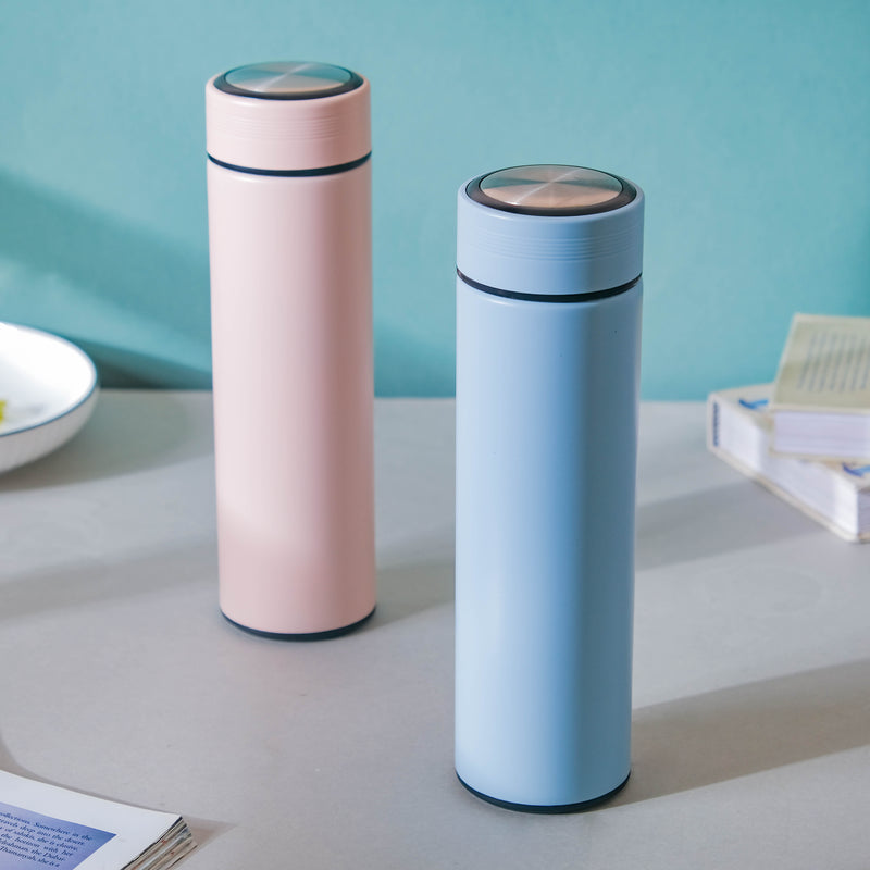 Thermos Flask with Tea Infuser - Water bottle, flask, drinking bottle | Flask for Travelling & Gym