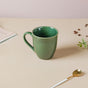 Forest Green Gloss Stoneware Coffee Mug 300 ml- Mug for coffee, tea mug, cappuccino mug | Cups and Mugs for Coffee Table & Home Decor