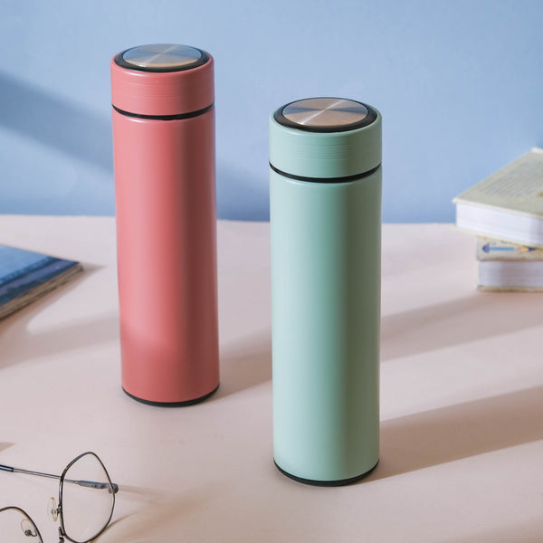 Stainless Steel Thermos Flask - Water bottle, flask, drinking bottle | Flask for Travelling & Gym