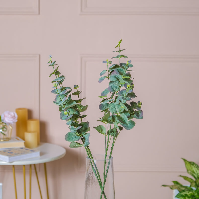 Eucalyptus Leaf Stem - Artificial flower | Home decor item | Room decoration item