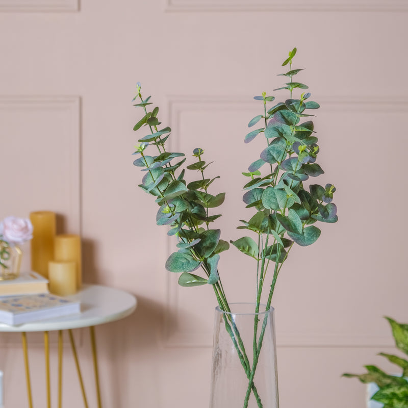 Eucalyptus Leaf Stem - Artificial flower | Home decor item | Room decoration item