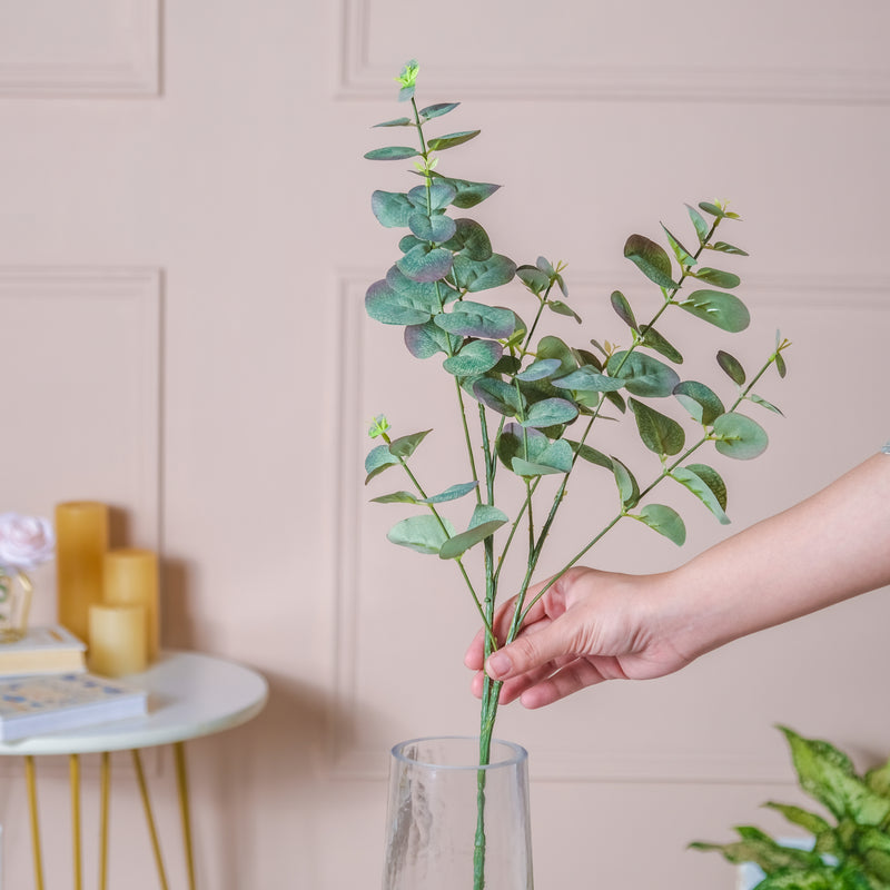 Eucalyptus Leaf Stem - Artificial flower | Home decor item | Room decoration item