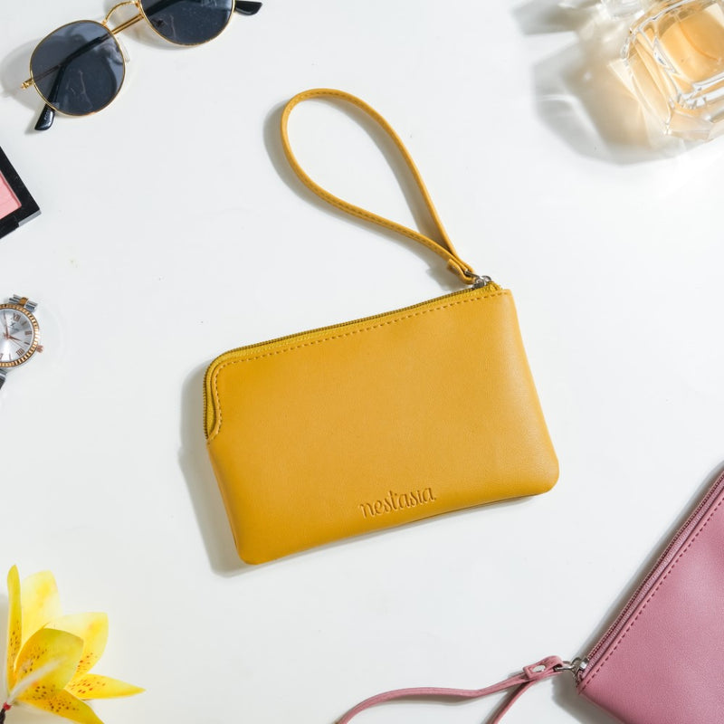Blushing Ballerina Coin Purse Yellow