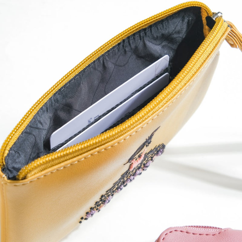 Blushing Ballerina Coin Purse Yellow