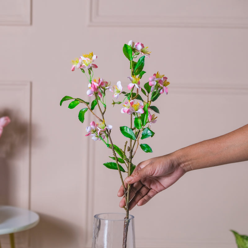 Apple Blossom Stem - Artificial flower | Home decor item | Room decoration item