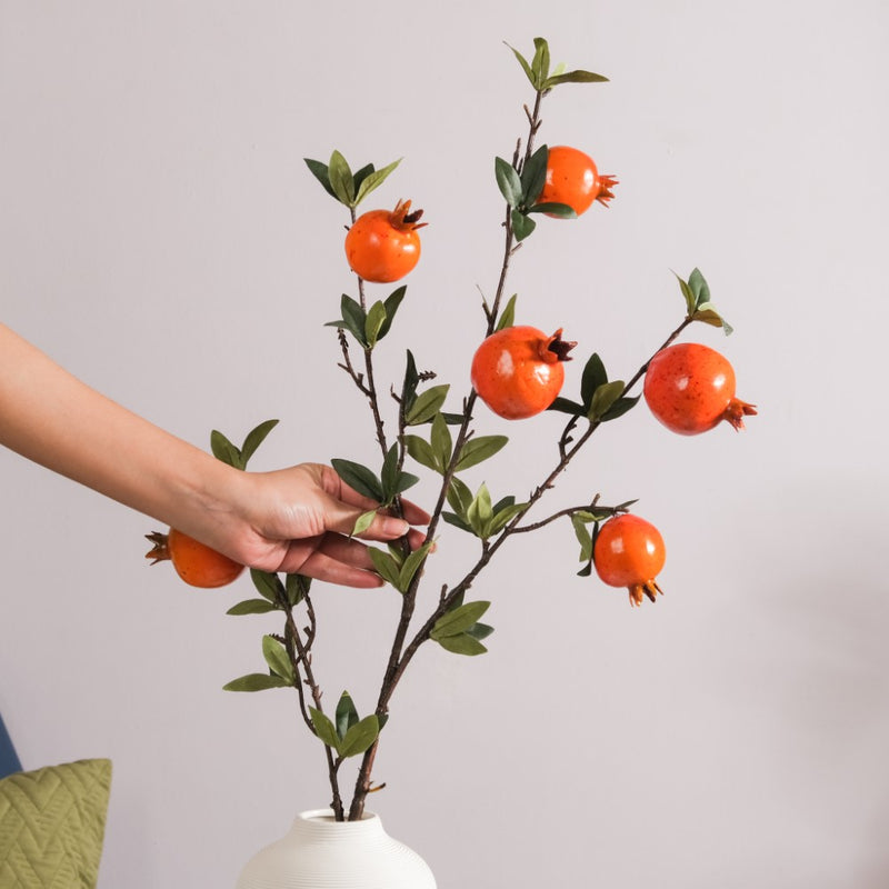 Faux Fruit Bud Stem - Artificial flower | Home decor item | Room decoration item