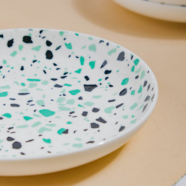 Mosaic Plate Mint - Serving plate, snack plate, dessert plate | Plates for dining & home decor