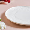 Frore Textured Round Appetiser Plate White Small 7 Inch - Serving plate, snack plate, dessert plate | Plates for dining & home decor