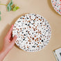 Mosaic Plate Brown - Serving plate, snack plate, dessert plate | Plates for dining & home decor