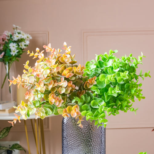 Lush Green Leaves - Artificial flower | Flower for vase | Home decor item | Room decoration item