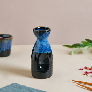 Sapphire Ceramic Sake Mini Decanter Blue 120 ml