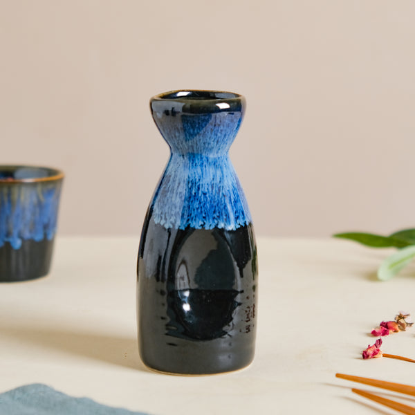 Sapphire Ceramic Sake Mini Decanter Blue 120 ml