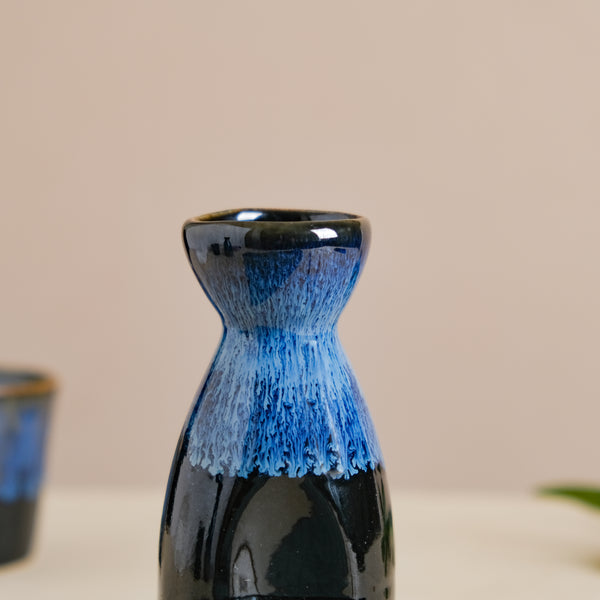 Sapphire Ceramic Sake Mini Decanter Blue 120 ml