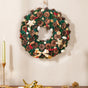 Merry Christmas Wreath Of Pinecones And Berries 13 Inch - Christmas wreath for wall decor &home decor | Festive & home decoration ideas