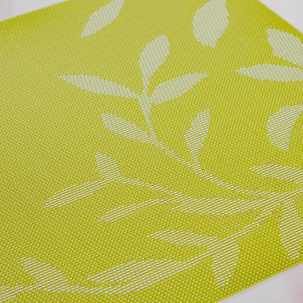 Leaves Reversible Table Mat Set Of 6 Green 17x11 Inch Online - Premium ...