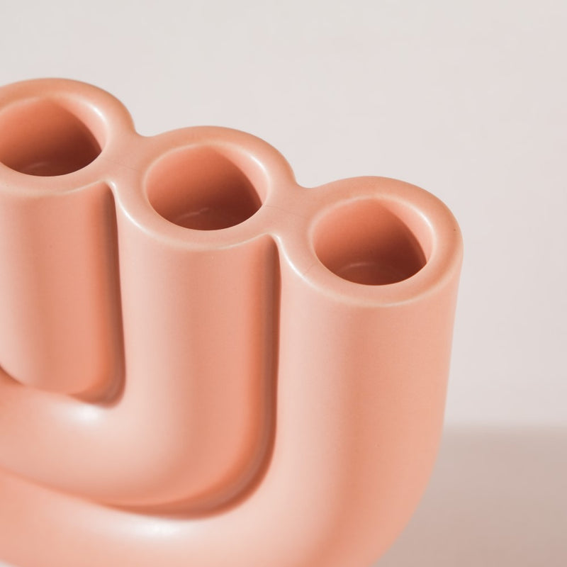 Modern Tube Candle Holder 5 Arms Peach - Candle stand | Room decor ideas