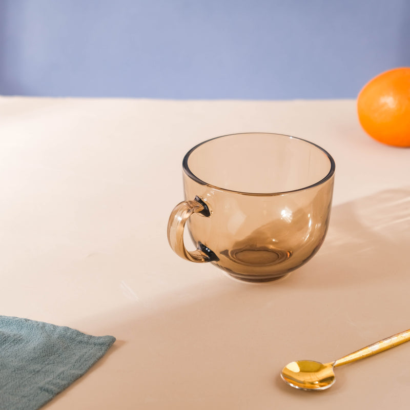 Brown Cup Set of 2- Tea cup, coffee cup, cup for tea | Cups and Mugs for Office Table & Home Decoration