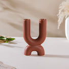 Ultra Mod Ceramic Candle Holder 2 Arm