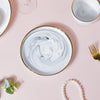Grey Marble 26 Piece Dinner Set For 6