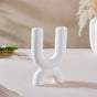 Ultra Mod Matte Ceramic 2 Arm Candle Holder - Candle stand | Room decoration items