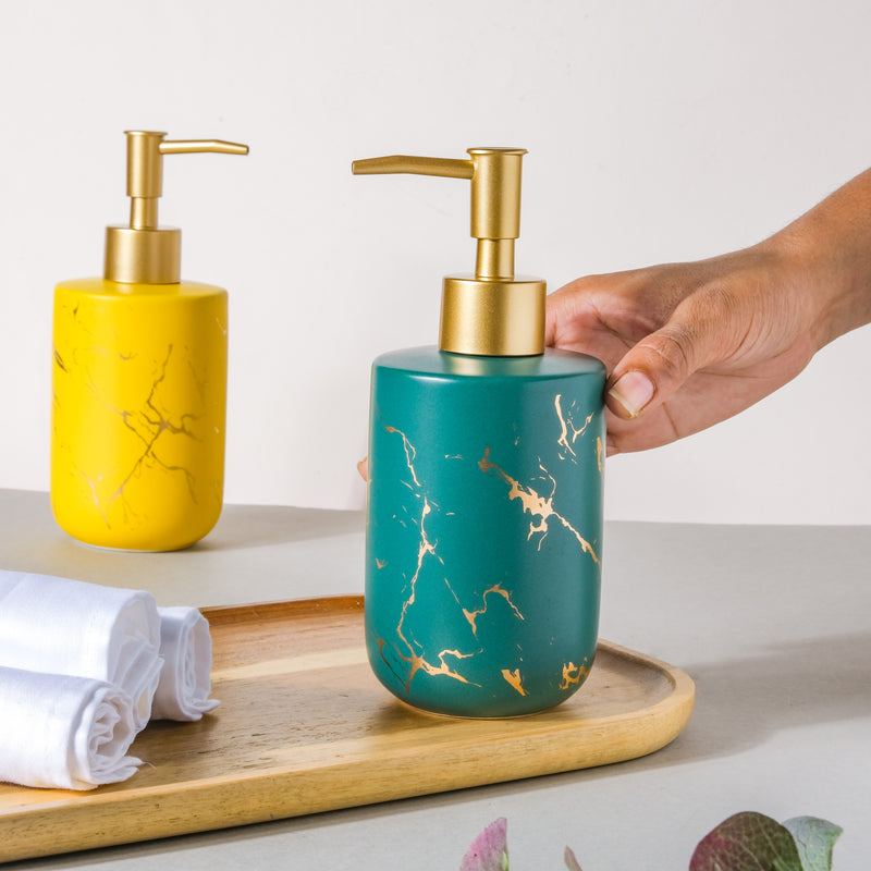 Ceramic Pump Dispenser Bottle