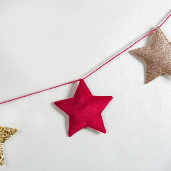 Star Bunting For Christmas 98 Inch