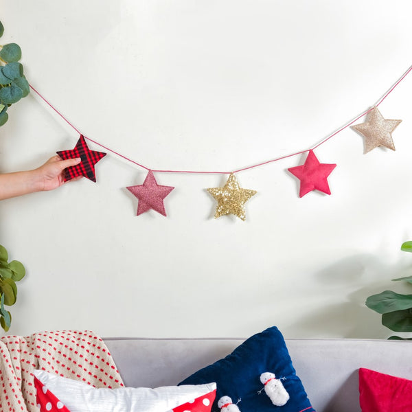 Star Bunting For Christmas 98 Inch