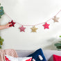 Star Bunting For Christmas 98 Inch - Bunting for wall decoration | Living room decoration items, party decor