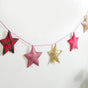 Star Bunting For Christmas 98 Inch - Bunting for wall decoration | Living room decoration items, party decor