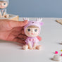 Toddler Girl With Deer Hat Showpiece - Showpiece | Home decor item | Room decoration item