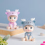 Toddler Girl With Deer Hat Showpiece - Showpiece | Home decor item | Room decoration item