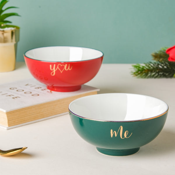 Christmas Bowl 250 ml - Bowl,ceramic bowl, snack bowls, curry bowl, popcorn bowls | Bowls for dining table & home decor