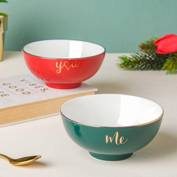 Christmas Bowl 250 ml - Bowl,ceramic bowl, snack bowls, curry bowl, popcorn bowls | Bowls for dining table & home decor