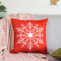 Christmas Snowflake Cushion Cover 16 X 16 Inch
