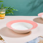 Pastel Pink Pasta Plate 500 ml Set Of 2 - Serving plate, pasta plate, lunch plate, deep plate | Plates for dining table & home decor