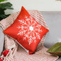 Christmas Snowflake Cushion Cover 16 X 16 Inch