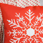 Christmas Snowflake Cushion Cover 16 X 16 Inch
