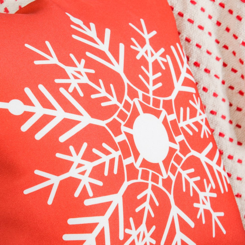 Christmas Snowflake Cushion Cover 16 X 16 Inch