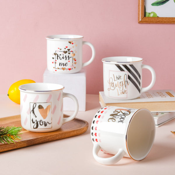 White Mug for Coffee- Mug for coffee, tea mug, cappuccino mug | Cups and Mugs for Coffee Table & Home Decor