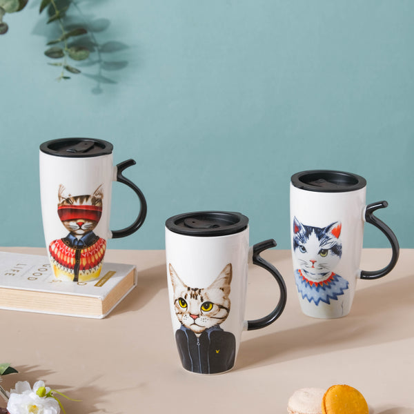 Tall Cat Mug