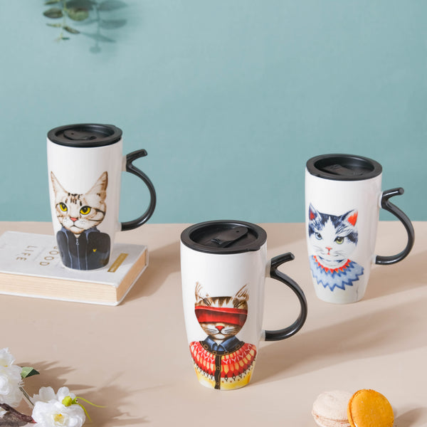 Tall Cat Mug